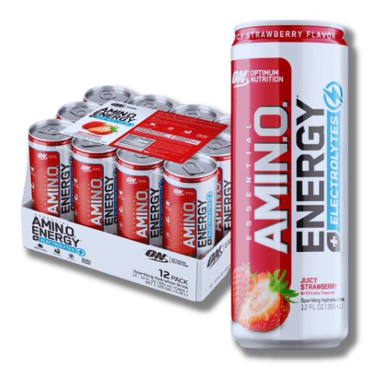 Eau d'hydratation pétillante Amino Energy + Electrolytes